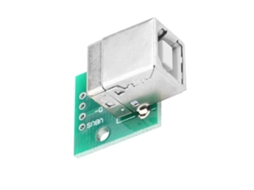 Laxiscreed Adaptador Usb Type B Fêmea Para Placa Dip Com 4 Pinos E Pitch De 2,54mm