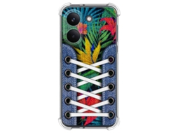 Capa Tumundosmartphone De Silicone À Prova De Choque Para Xiaomi Poco X8 Pro 5g Design De Tênis 12 Estampas