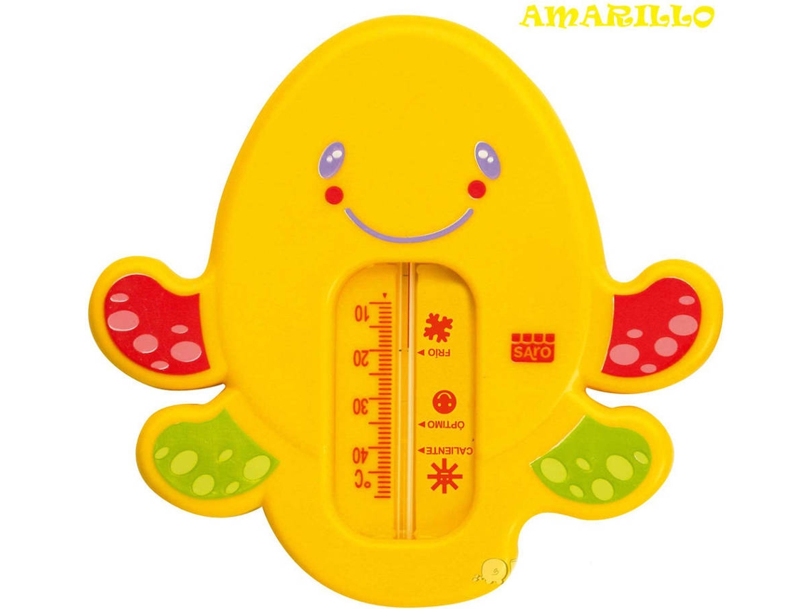 Termómetro de Banho SARO Amarelo Pulpo