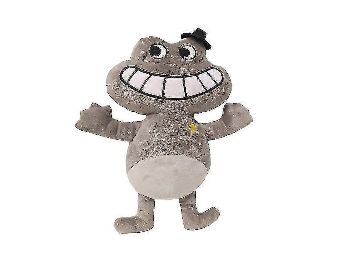 Pelúcia Cinza De Sapo Monstro, Macia, Presente Infantil