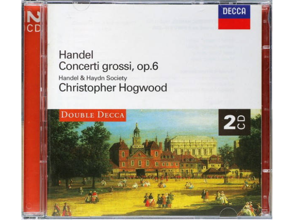 CD Handel - Handel & Haydn Society, Christopher Hogwood - Handel " Brahsm " Berg " Prokofie " Chopin (1CDs)