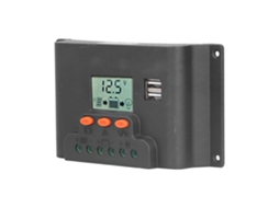 Controlador Solar Pwm Lcd 12/24v 20a Com Usb