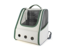Mochila de Transporte para Animais de Estimação AQUAFORGE portátil verde