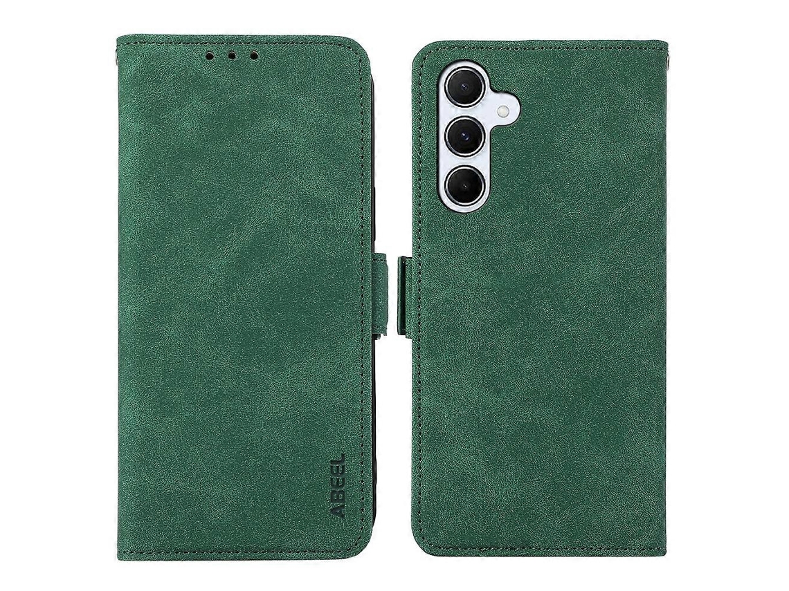 Capa De Celular Abeel De Couro Fosco Magnético Rfid