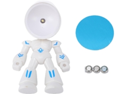 Luminária de mesa robótica LED Sem Fio Srliya, alimentada por bateria, luz noturna magnética com braços duplos E