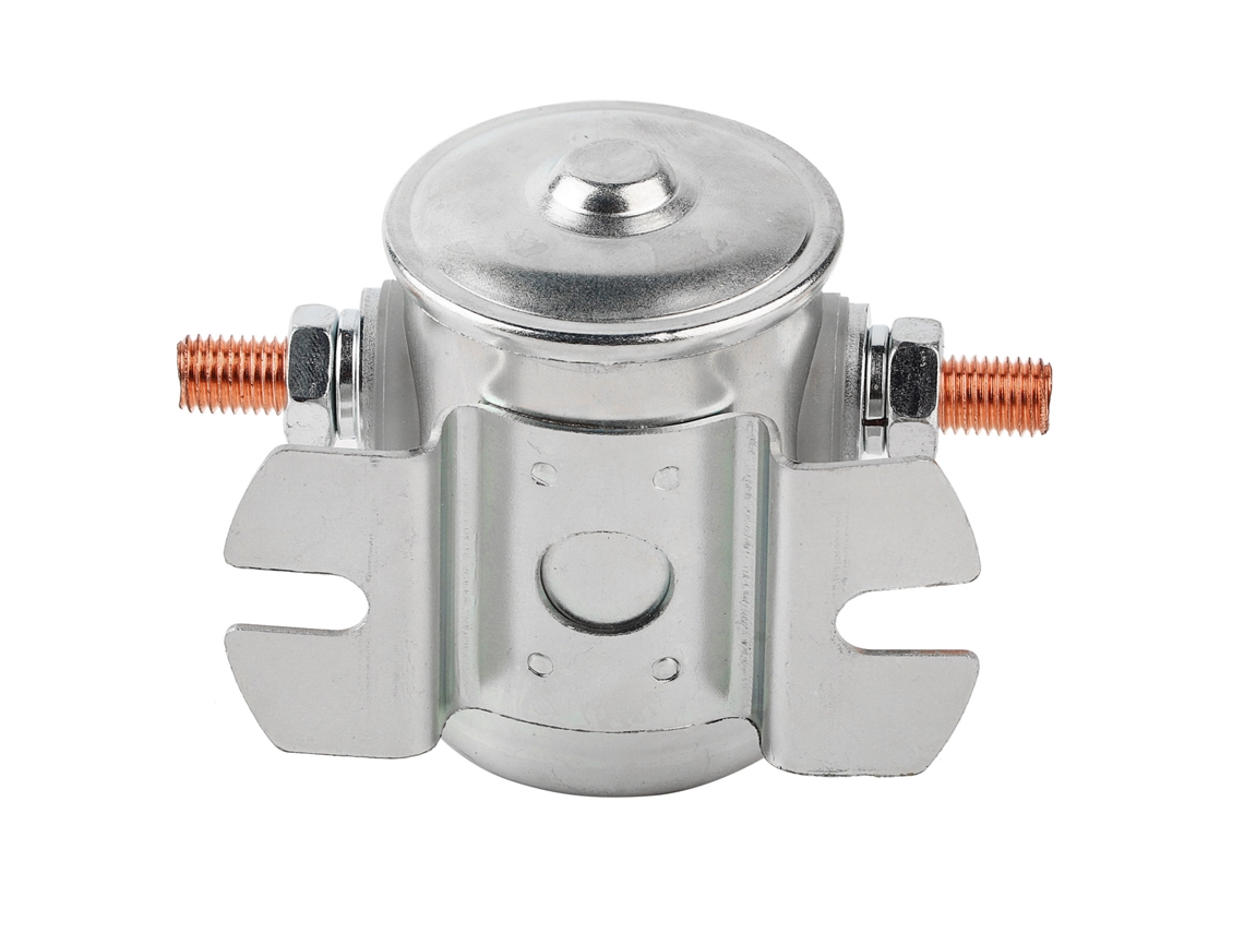 Relé solenoide isolador de 12 V com 4 terminais para carrinhos de golfe, guinchos e aplicações marítimas (24059-bp)