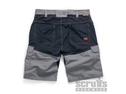 SCRUFFS T54649 Pantalón Corto de Bolsillos Con Funda Trade Flex Color Gris