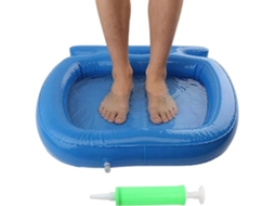 Bacia Portátil Antiderrapante Para Lavar Os Pés Na Praia, Com Bomba | Bandeja Para Lavar Os Pés