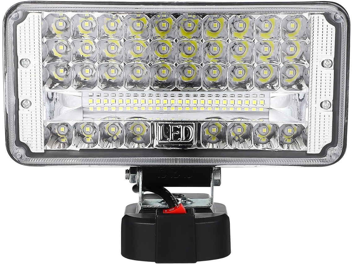 Luz de Trabalho Led, Lâmpada de Bancada Portátil, Holofote a Bateria para Camping Ao Ar Livre SFUSHOS