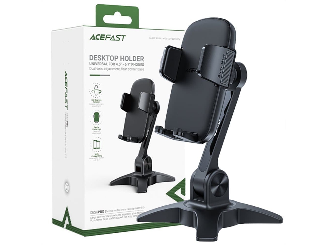 Suporte Acefast Com Gravidade Para Celular, Preto (e10)