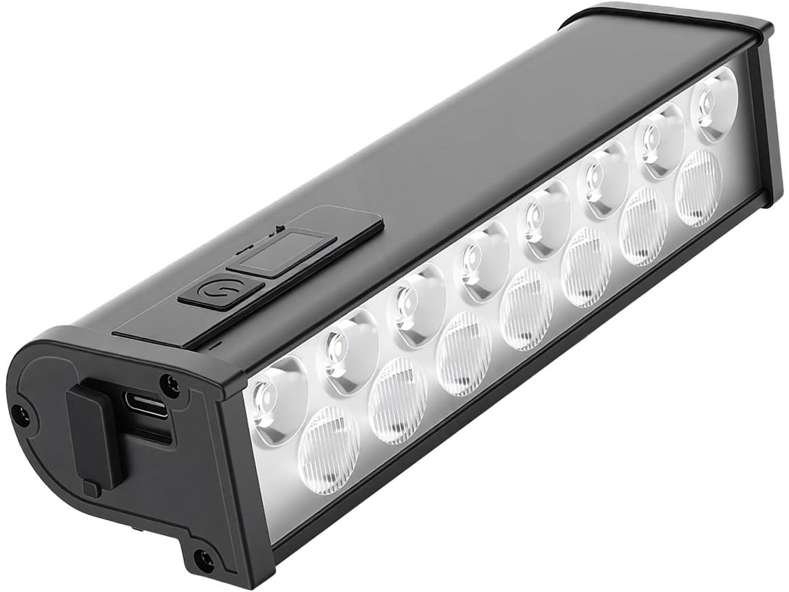 Farol Dianteiro De Bicicleta Recarregável Via Usb, Brilhante E Com