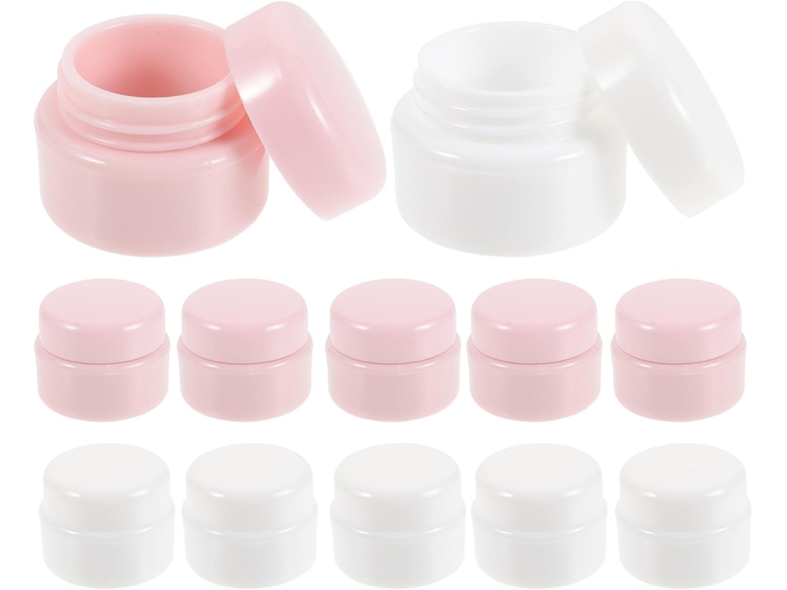 Caixa De Cosméticos Com 12 Peças E Tampa De Plástico Pp