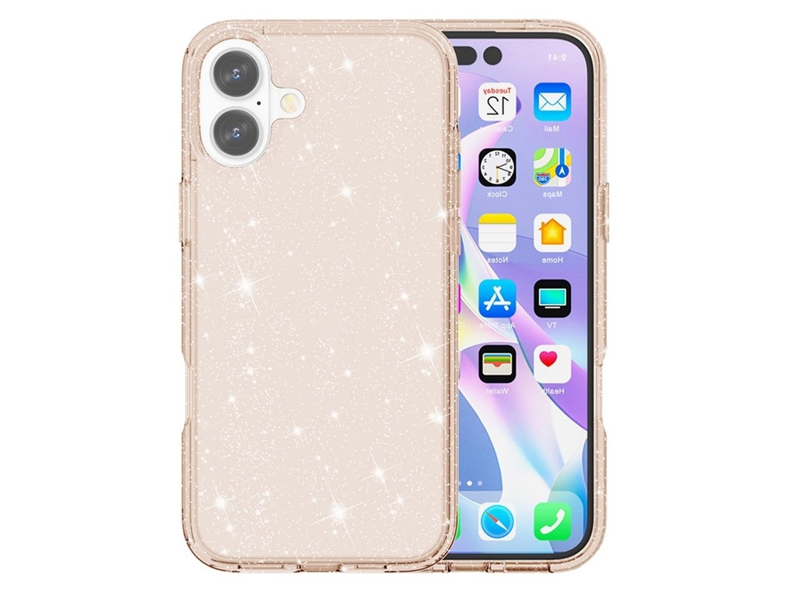 Capa De Acrílico Para Iphone 17 - Dourada