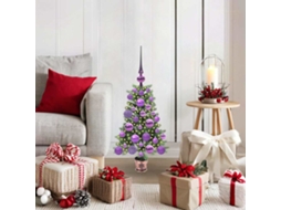 Vidaxl Árvore De Natal Com 150 Leds Com Suporte Verde 65 Cm Pe