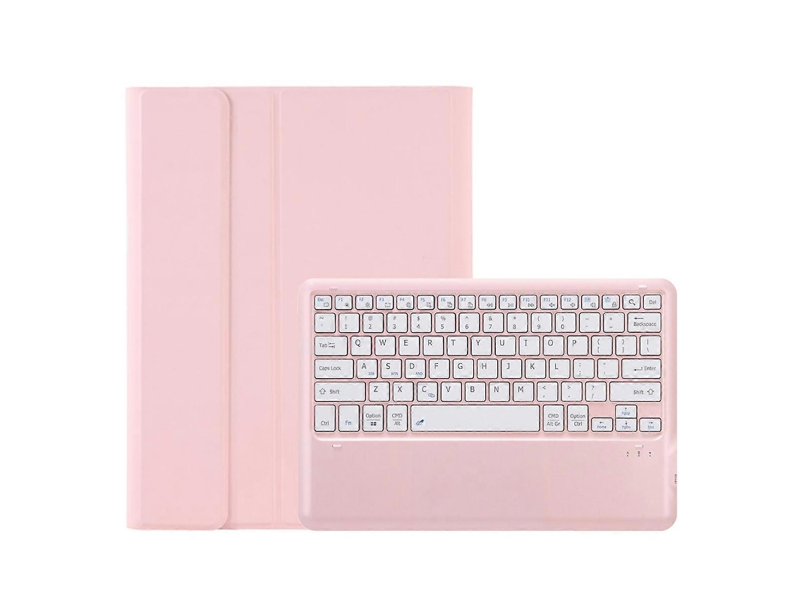 Capa De Couro Para Tablet Ah19 Em Tpu Ultrafina E Removível Com Teclado Bluetooth.