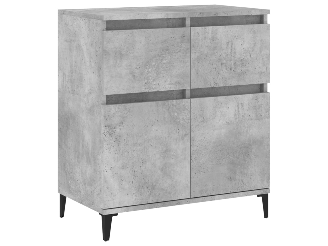 Sideboard, Sideboards Vidaxl Cinzeto Madeira Processada (n/a)