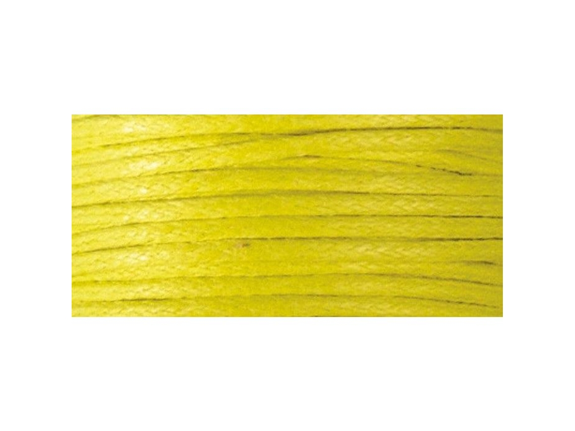 Corda de algodão encerado amarelo Ø 1 mm 20 M Rayher