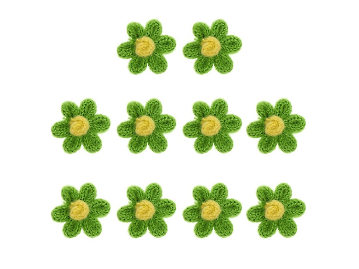 10Pcs Remendos de Flores ALLINLESS