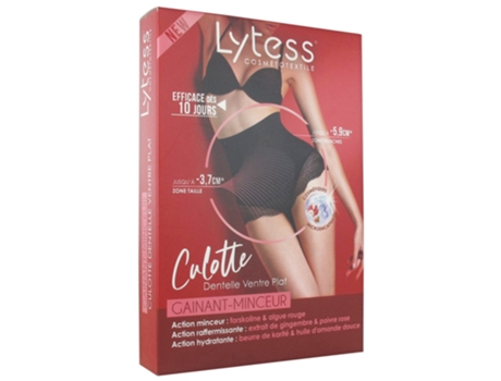 Calcinha Emagrecedora Cosmétotêxtil Gainant Renda Barriga Plana Tamanho: Xxl LYTESS