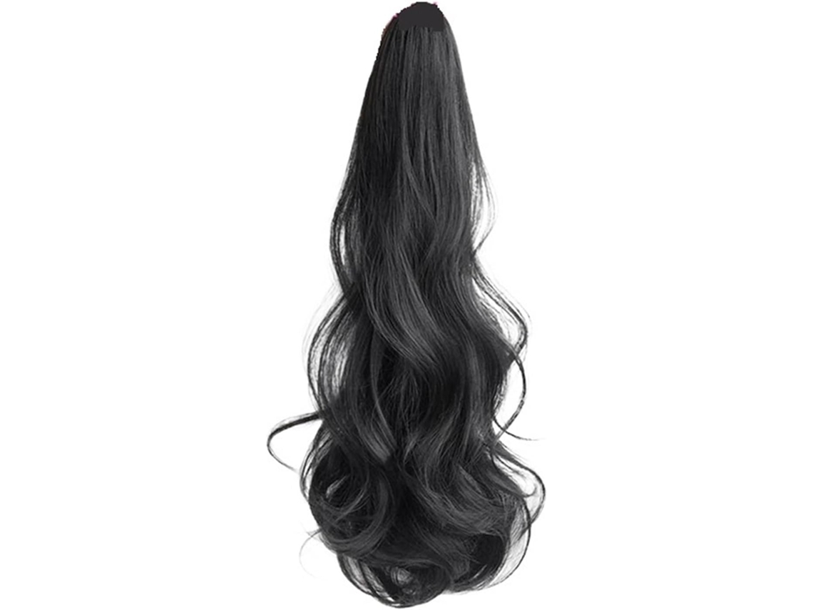 Aplique de Cabelo Sintético Ondulado com Presilha, Durável. SFUSHOS