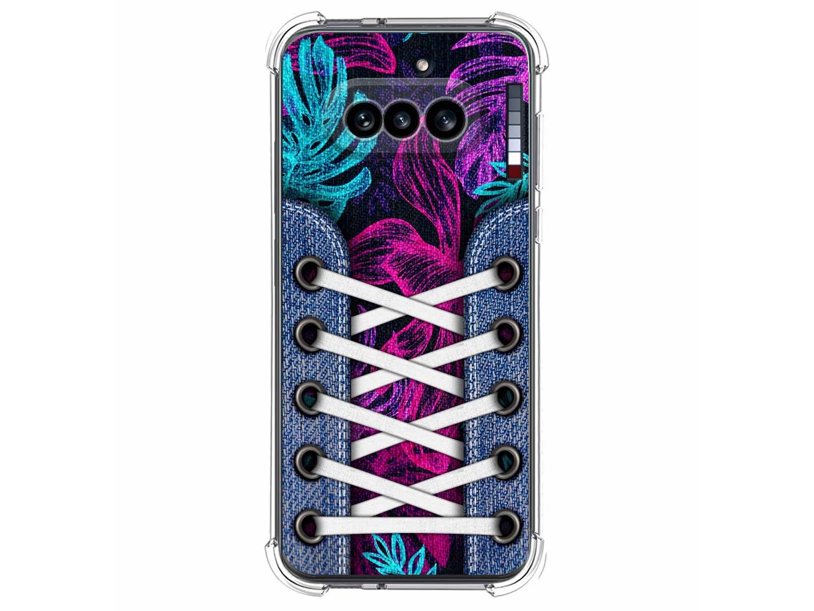 Capa Tumundosmartphone De Silicone À Prova De Choque Para Nothing Phone 4a 5g Com Estampa De Tênis 7 Desenhos