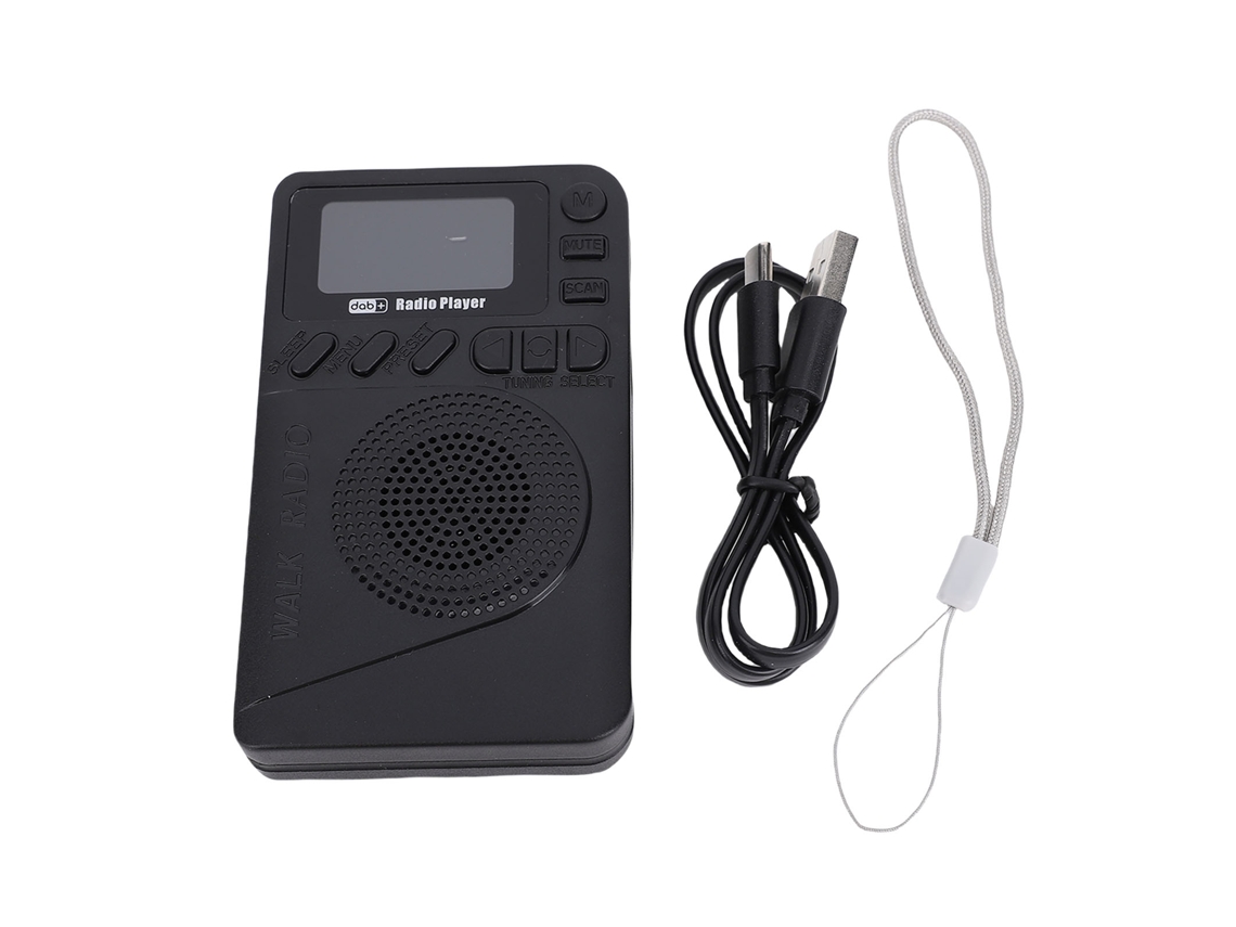 Rádio Dab+fm Portátil com Bluetooth e Cartão Micro Sd LAXISCREED