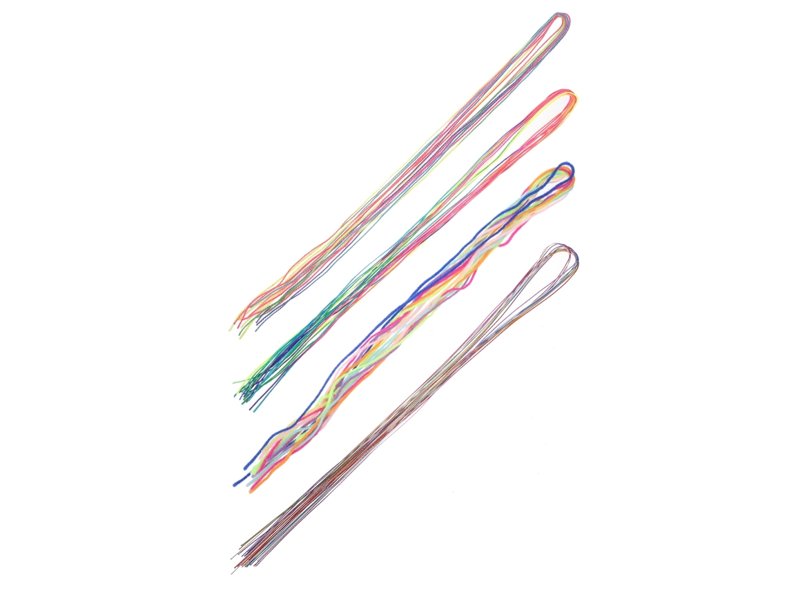 Parvistic - 36 cordões de cabelo para tranças, dreadlocks e miçangas