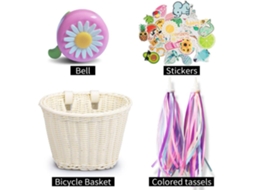 Juego De Cesta De Bicicleta Para Niñas