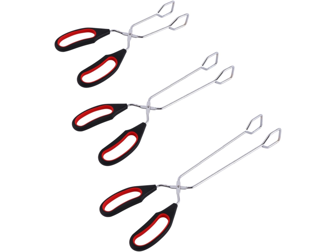 Conjunto De 3 Peças Pinças Para Alimentos, Ideal Para Churrasco, Cozinha E Servir Pinças Multifuncionais Para Pão
