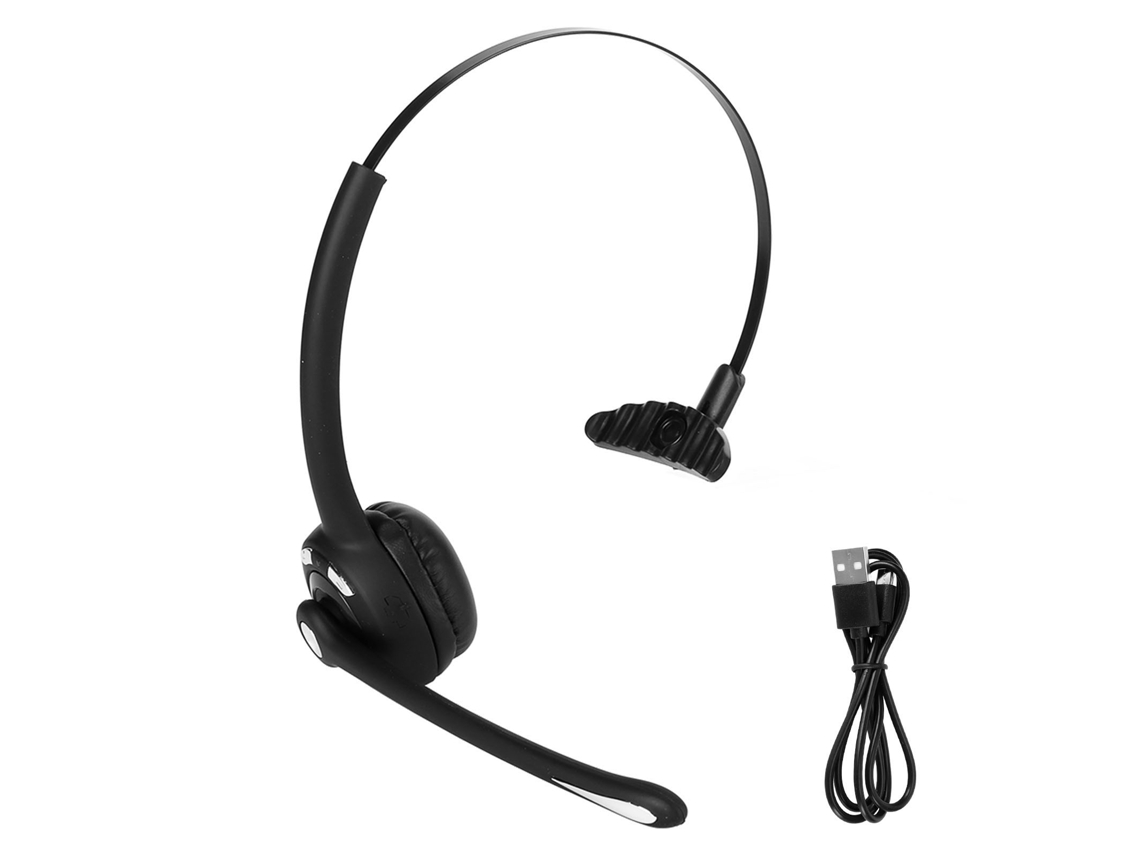 Aetheria fone de Ouvido Bluetooth Mono Sem Fio com Microfone Hd Ajustável para Centro de Chamadas Reuniões