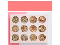 Folhas antioxidantes Rebe-flakes para unhas DIY, decoração portátil para nail art, maquiagem e resina.
