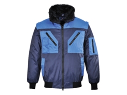 Jaqueta Pilot Bicolor Elegância E Versatilidade Para Todos / Azul Marinho / L Portwest