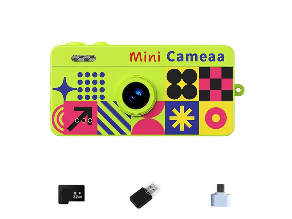 Mini Câmara Digital De Bolso Com Ecrã De 1,47 Polegadas E Cartão De Memória
