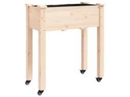 Planter, Planters Vidaxl Marrom Madeira (71 X 37 X 80 Cm)