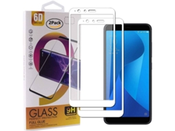 Película Vidro Temperado Asus Zenfone MAX Plus M1 ZB570TL HONGWE. Cobertura Completa Branco