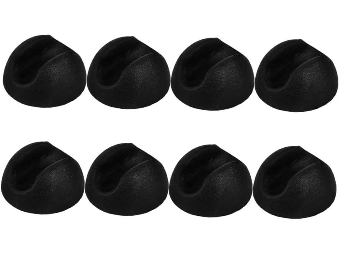 Conjunto De 8 Protetores Pés Mesa Em Pvc, Semiesféricos E Que Não Riscam O Piso, Ideais Para Projetos Faça Você Mesmo De