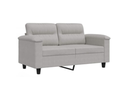 2-seater Sofa, 2-seater Sofas Vidaxl Cinzeto Microfibra (n/a)