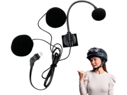 Microfone Para Casque De Moto Système Audio Integrado Para Casque De Moto
