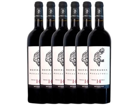 Vinho MONOVAR Monovar Borrasca Monastrell Alicante (0.75 L - 6 unidades)