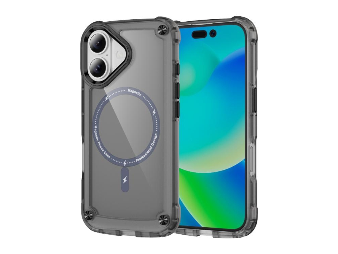 Capa Para Iphone 17 - Tpu Pc Com Design Magnético Magsafe
