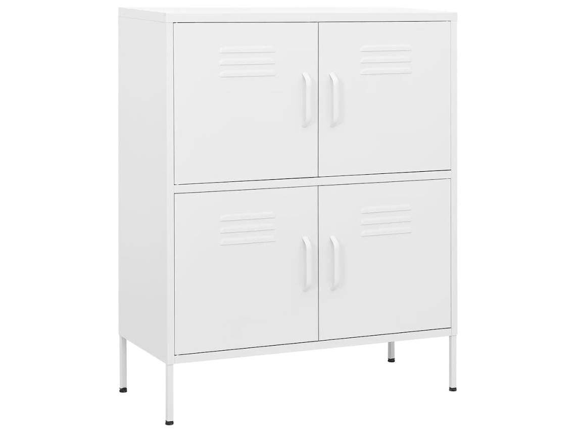 Storage Cabinet, Storage Cabinets Vidaxl Branco Aço (n/a)