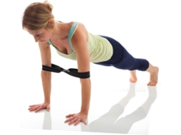 Faixa Elástica De Tensão Para Exercícios Yoga Wooneky, Preta, Cintura E Pernas, Corda Resistente Ginástica