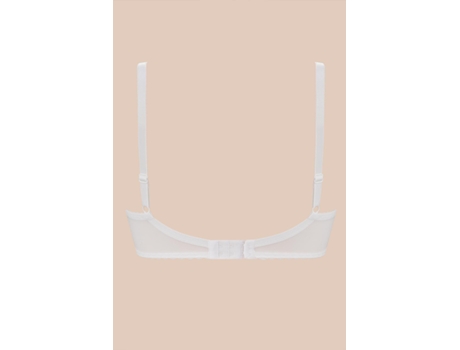 Soutien de Mulher GAIA Soft Underwear Lingerie Side Stays Branco (70H)