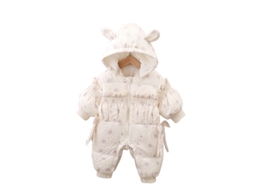 Roupas de Natal Pequena Princesa Macacão de Inverno Engrossado Macacão Infantil 90Cm