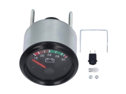 Medidor De Voltaje 52mm 24v Led Para Motor Diesel 18-32v