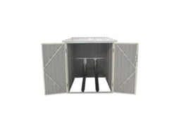 Abrigo de Metal GARDIUN Metálica Para Bicicleta Veloc I x2 2 81 m² 198x142x157 cm
