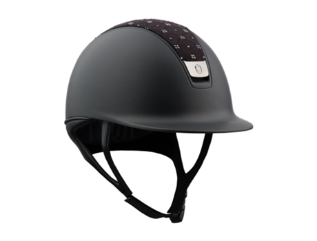 Capacete de Equitação SAMSHIELD Custom Shadowmatt Royal Flower 2