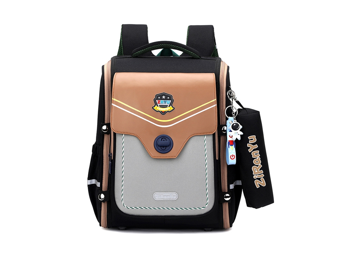 Mochilas escolares, mochilas impermeáveis de grande capacidade para crianças, mochilas leves e refletoras para estudantes do ensino fundamental.