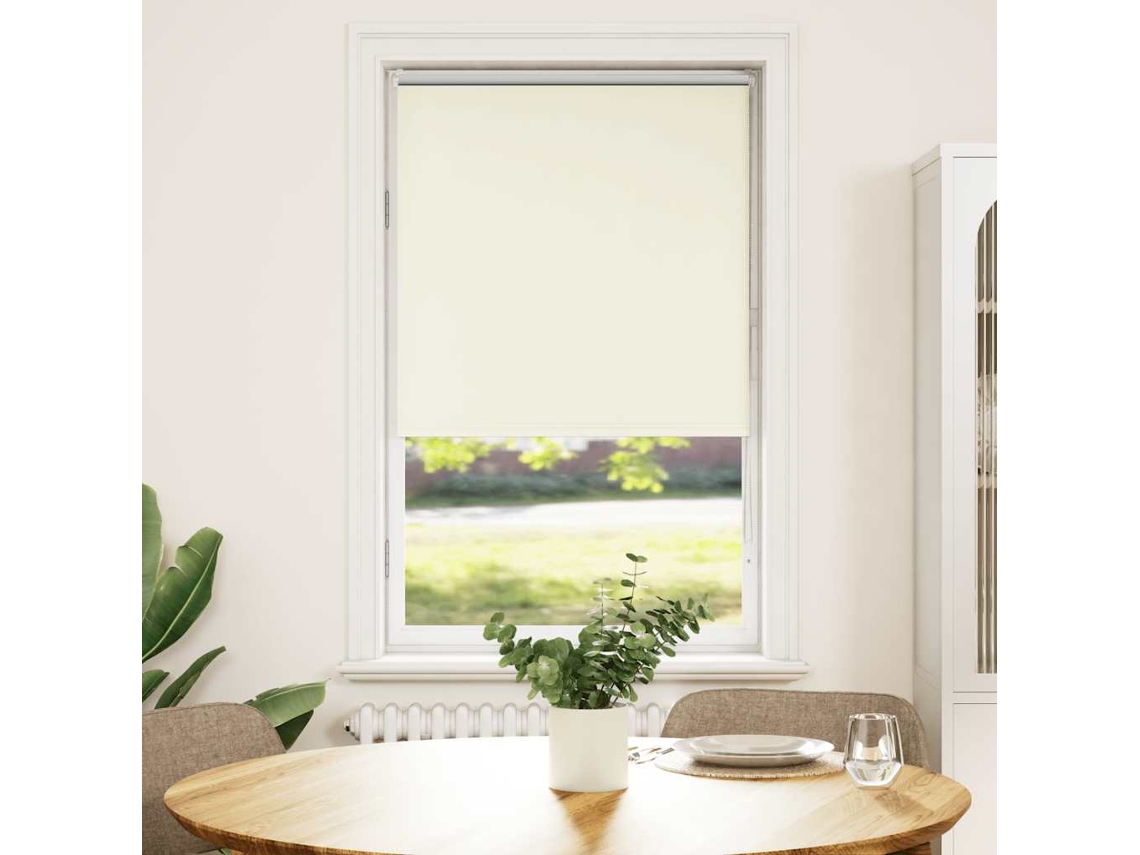 Vidaxl Persiana De Enrolar 65x130 Cm Largura Tecido 60,7 Cm Poliéster
