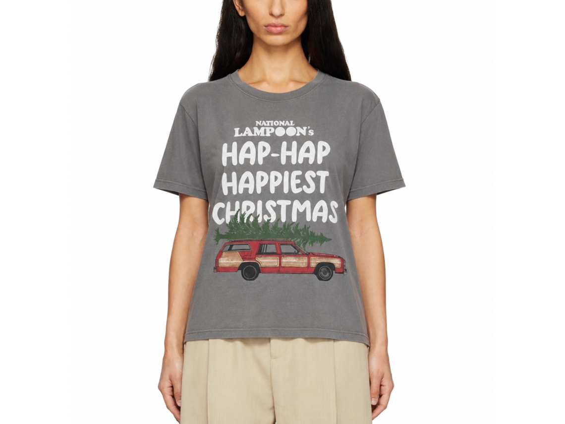 Rockinstone National Lampoon's Christmas Vacation Happiest Christmas T-shirt Size:l